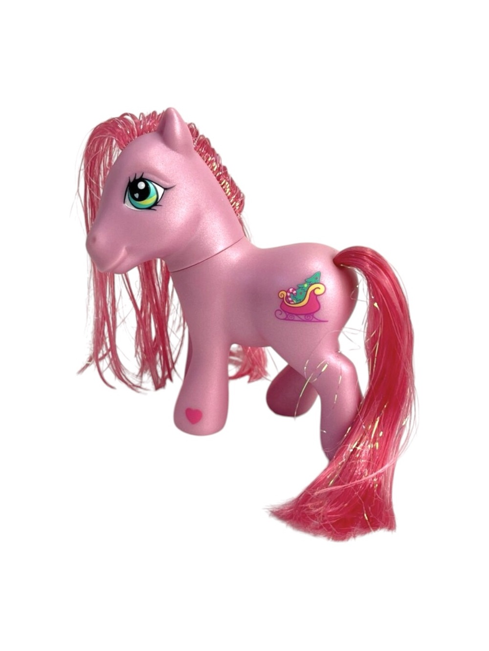 G3 My Little Pony Winter Wish Pink Sleigh Christmas Tree Hasbro 2006 Target